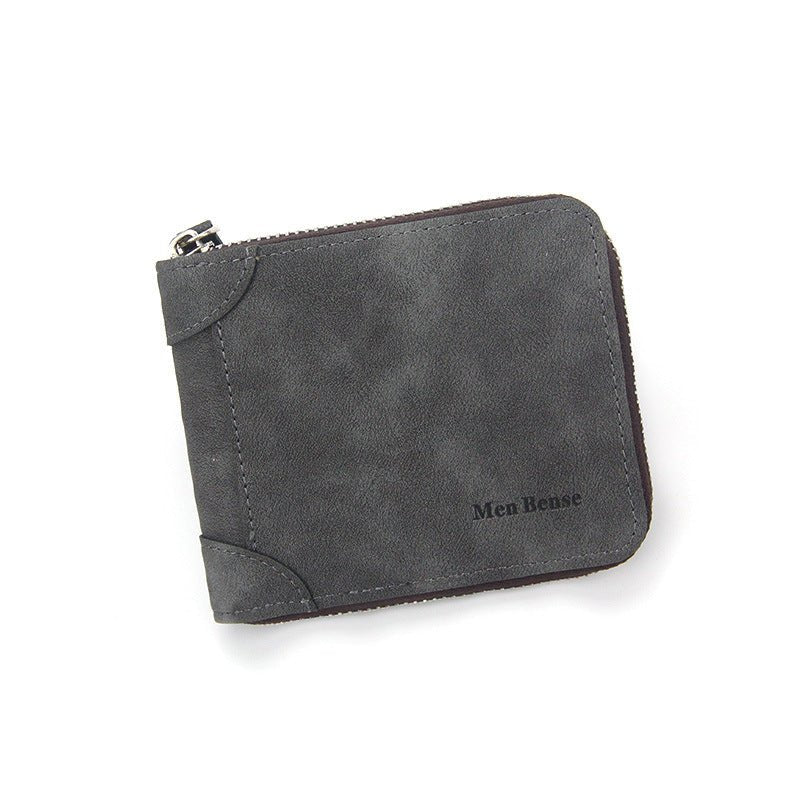 Men's Simplicity Wallet Fashion Frosted | Orazek UK Ltd