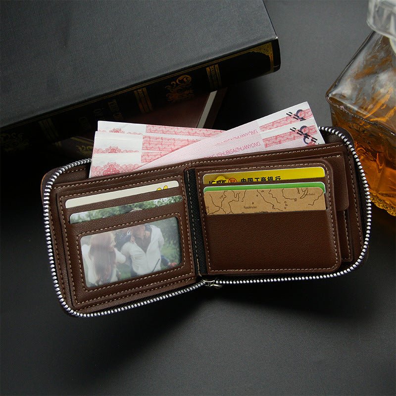 Men's Simplicity Wallet Fashion Frosted | Orazek UK Ltd