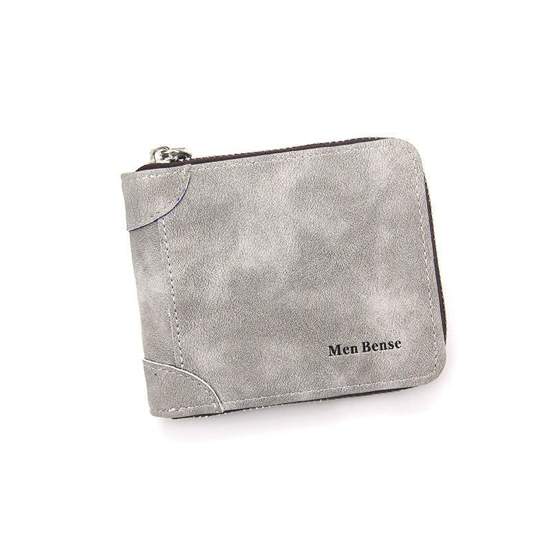Men's Simplicity Wallet Fashion Frosted | Orazek UK Ltd