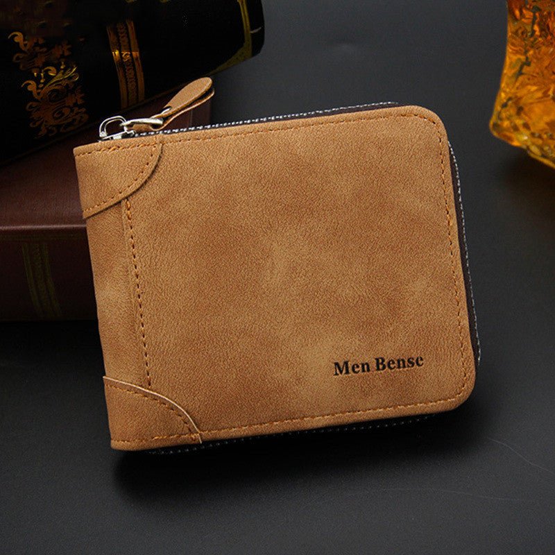 Men's Simplicity Wallet Fashion Frosted | Orazek UK Ltd