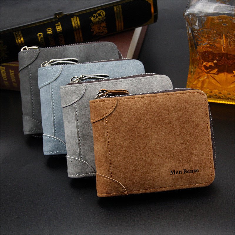 Men's Simplicity Wallet Fashion Frosted | Orazek UK Ltd