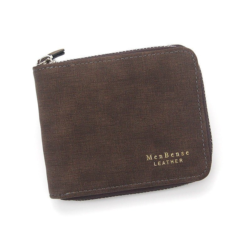 Men's Simplicity Wallet Fashion Frosted | Orazek UK Ltd