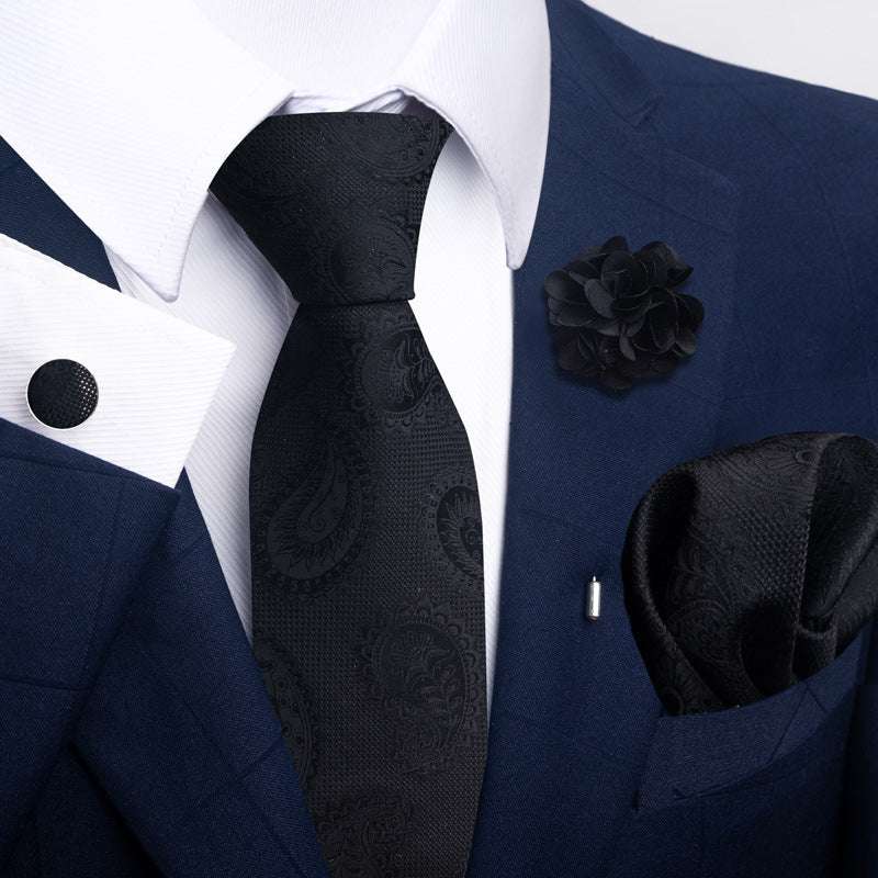 Men's Tie Suit Pocket Square Combo | Orazek UK Ltd