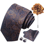 Men's Tie Suit Pocket Square Combo | Orazek UK Ltd