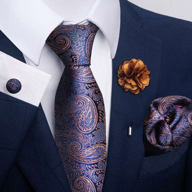 Men's Tie Suit Pocket Square Combo | Orazek UK Ltd