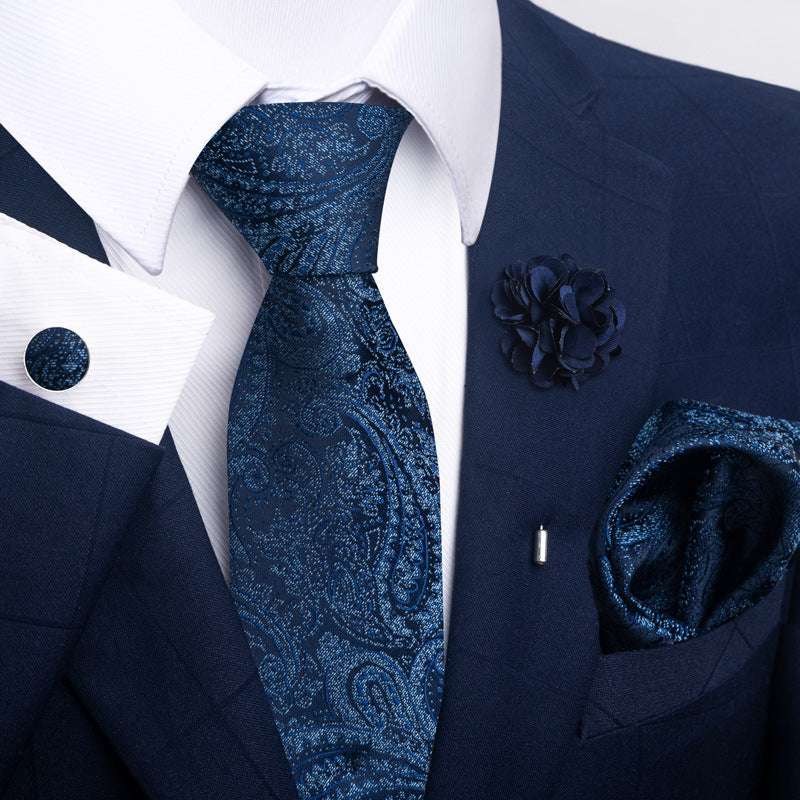 Men's Tie Suit Pocket Square Combo | Orazek UK Ltd