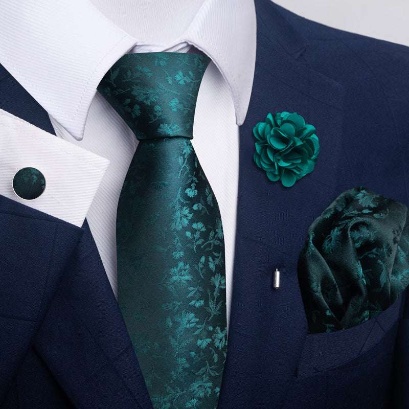 Men's Tie Suit Pocket Square Combo | Orazek UK Ltd
