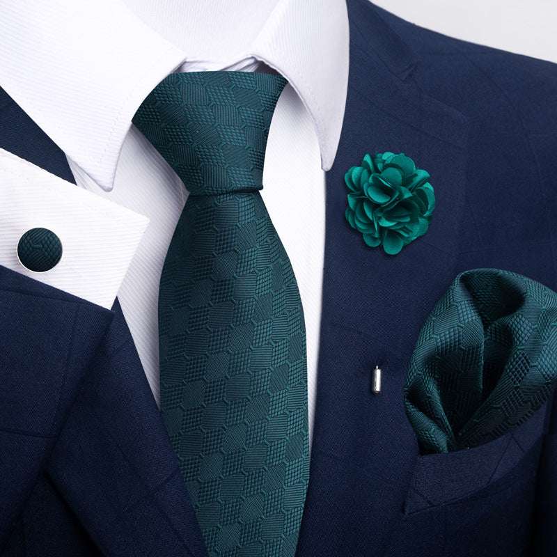 Men's Tie Suit Pocket Square Combo | Orazek UK Ltd
