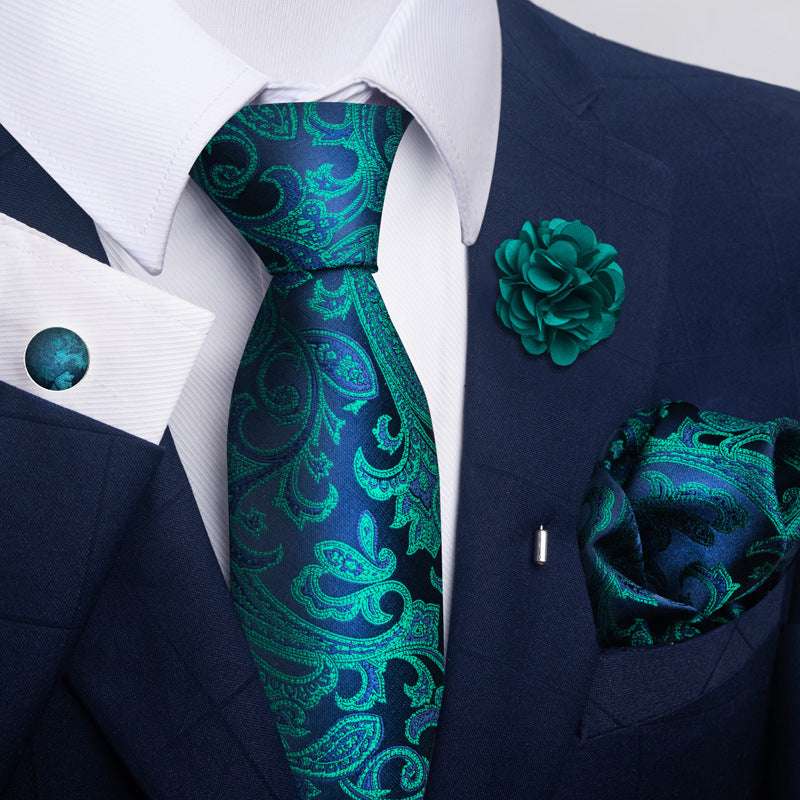 Men's Tie Suit Pocket Square Combo | Orazek UK Ltd