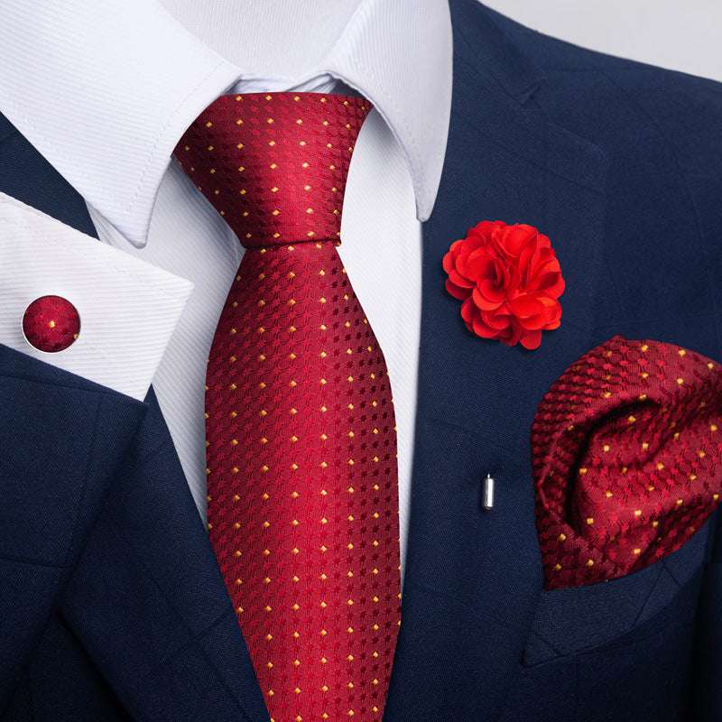 Men's Tie Suit Pocket Square Combo | Orazek UK Ltd