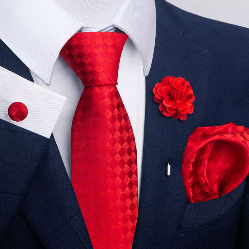 Men's Tie Suit Pocket Square Combo | Orazek UK Ltd