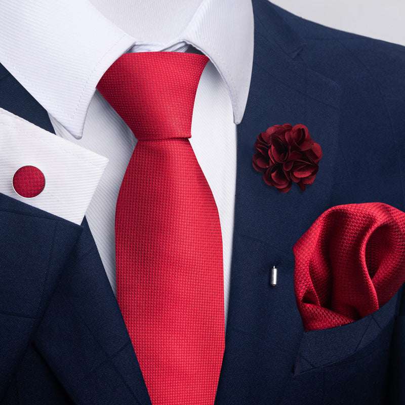 Men's Tie Suit Pocket Square Combo | Orazek UK Ltd