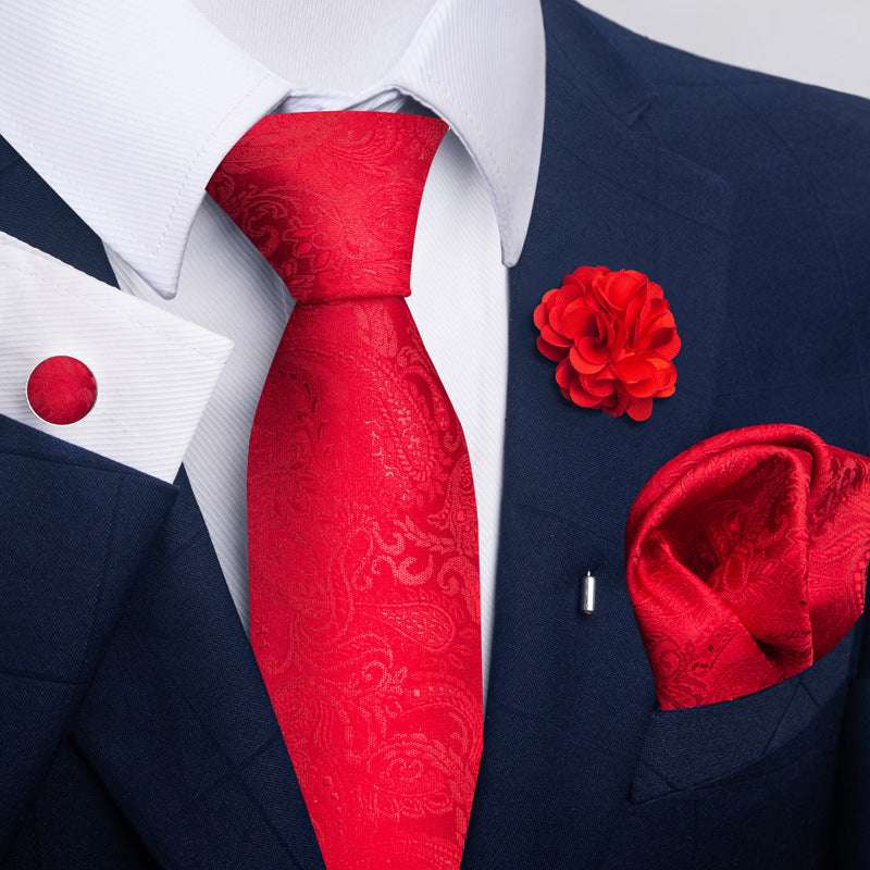 Men's Tie Suit Pocket Square Combo | Orazek UK Ltd