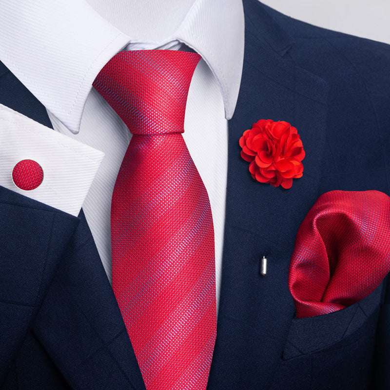 Men's Tie Suit Pocket Square Combo | Orazek UK Ltd