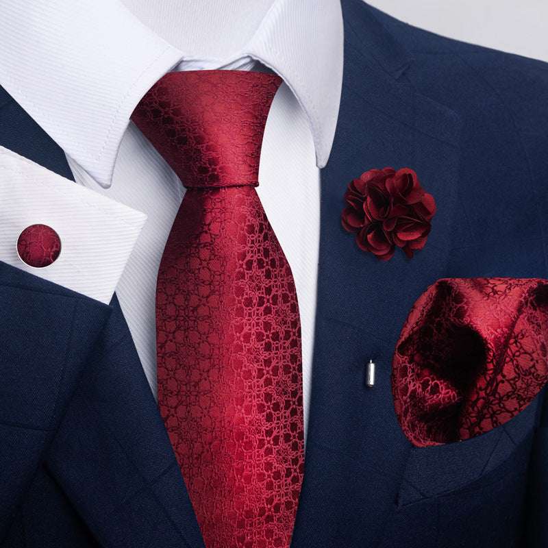 Men's Tie Suit Pocket Square Combo | Orazek UK Ltd