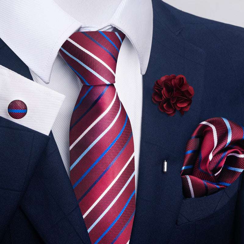 Men's Tie Suit Pocket Square Combo | Orazek UK Ltd