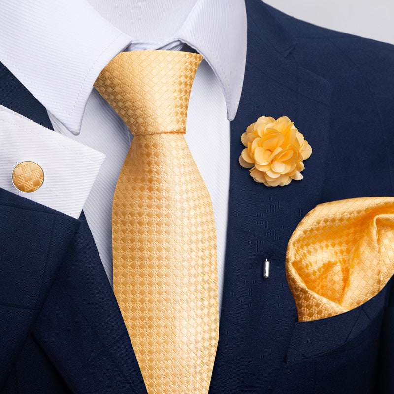 Men's Tie Suit Pocket Square Combo | Orazek UK Ltd