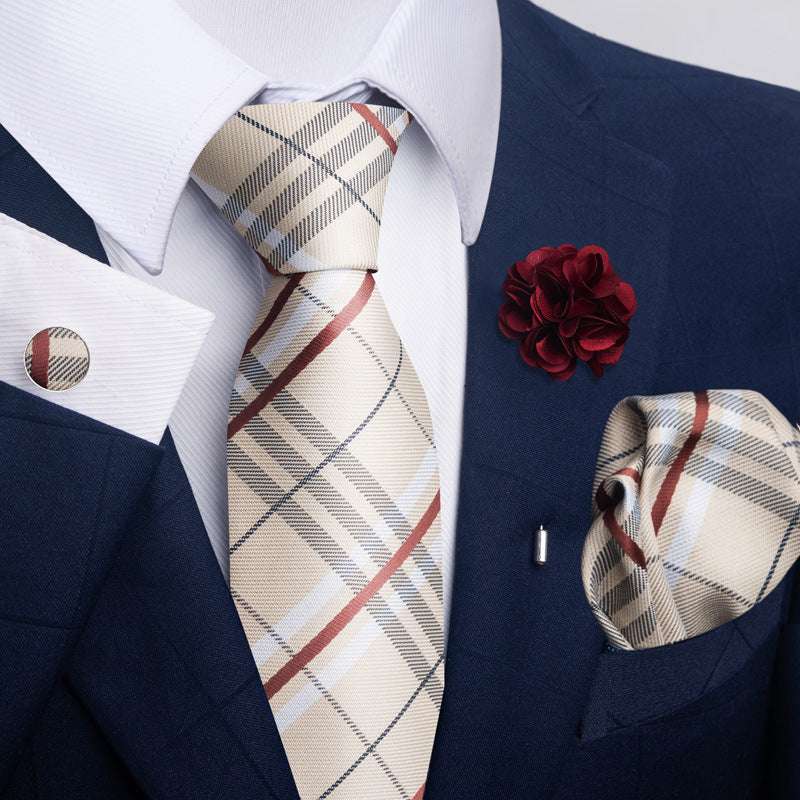 Men's Tie Suit Pocket Square Combo | Orazek UK Ltd