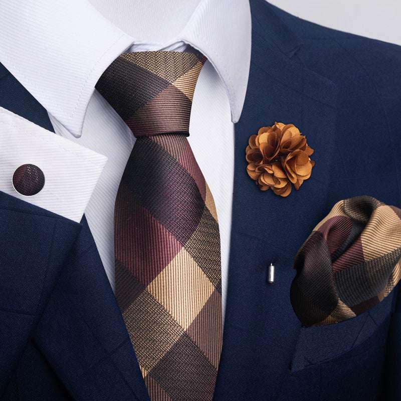 Men's Tie Suit Pocket Square Combo | Orazek UK Ltd