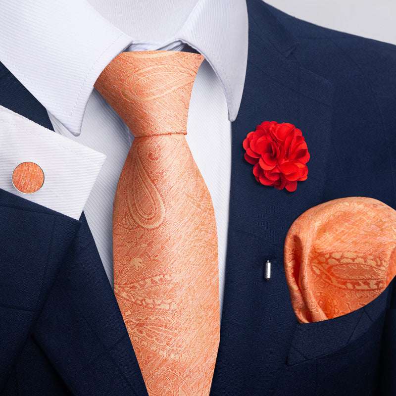 Men's Tie Suit Pocket Square Combo | Orazek UK Ltd