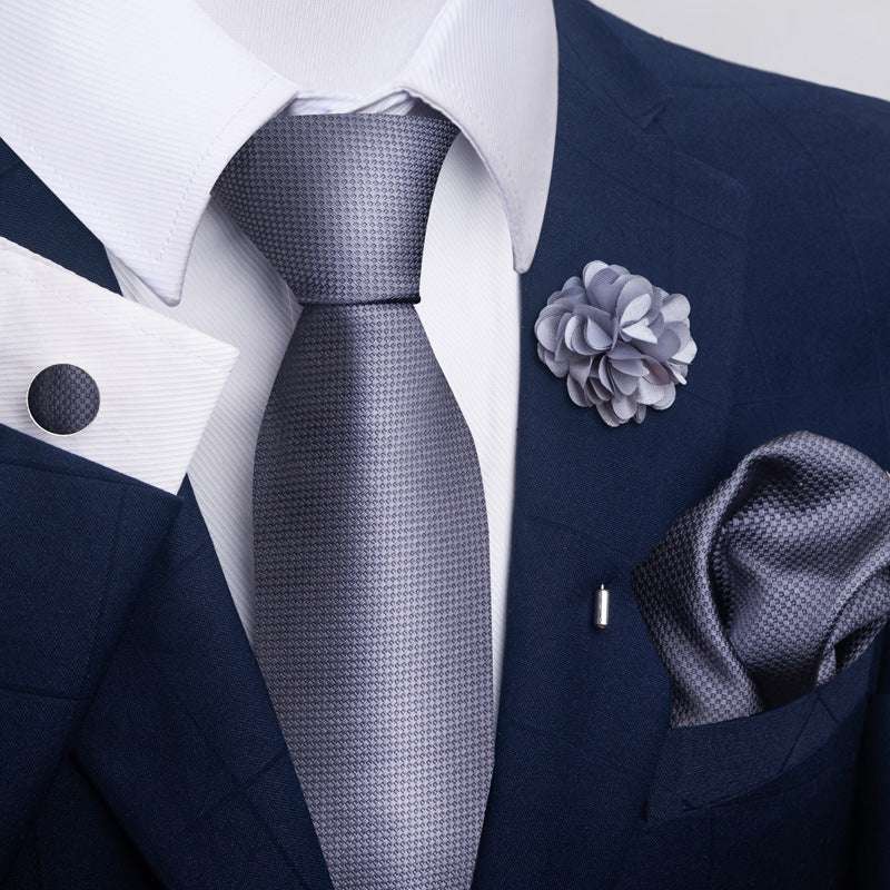 Men's Tie Suit Pocket Square Combo | Orazek UK Ltd