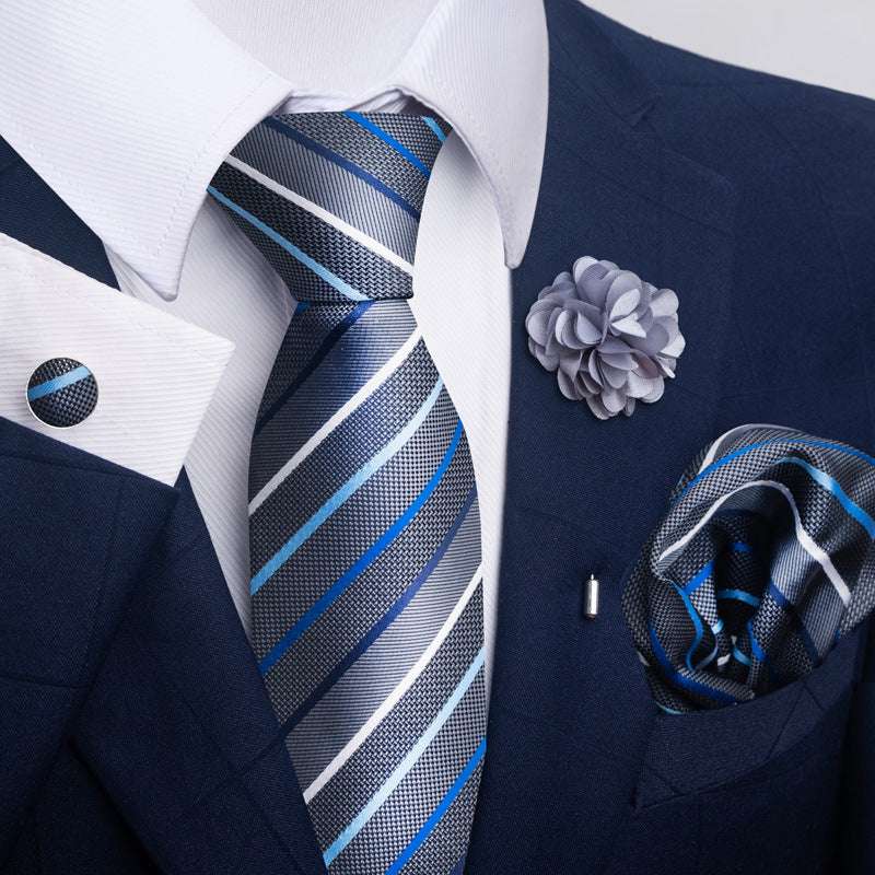 Men's Tie Suit Pocket Square Combo | Orazek UK Ltd