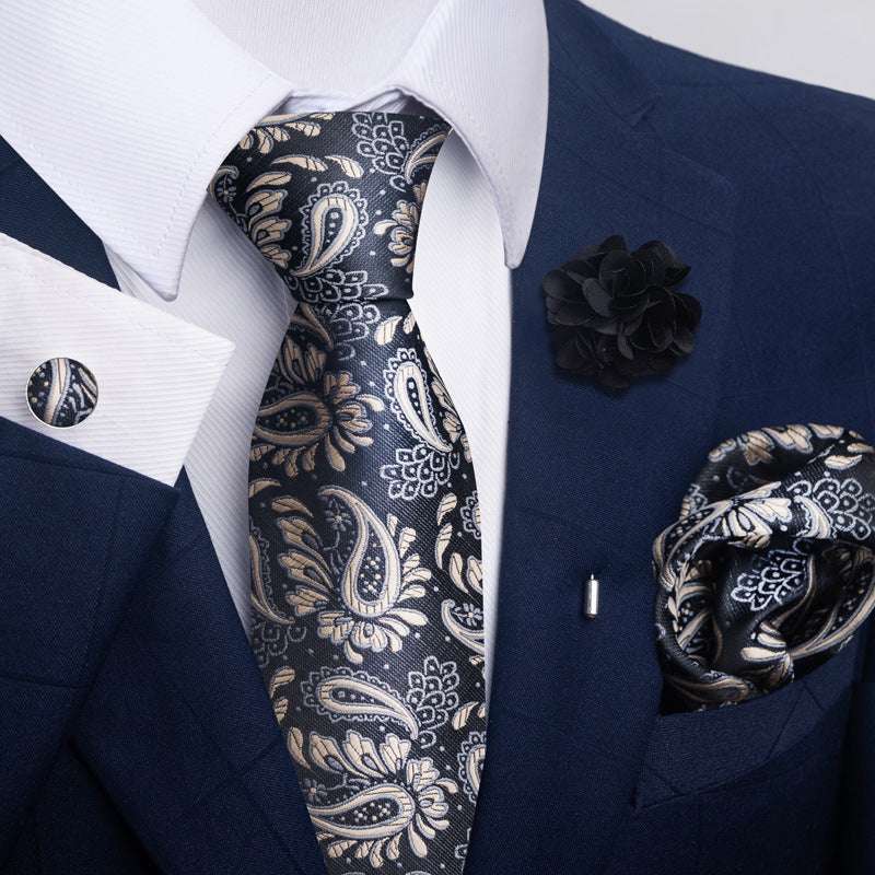 Men's Tie Suit Pocket Square Combo | Orazek UK Ltd