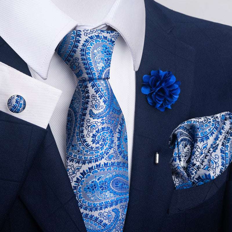 Men's Tie Suit Pocket Square Combo | Orazek UK Ltd