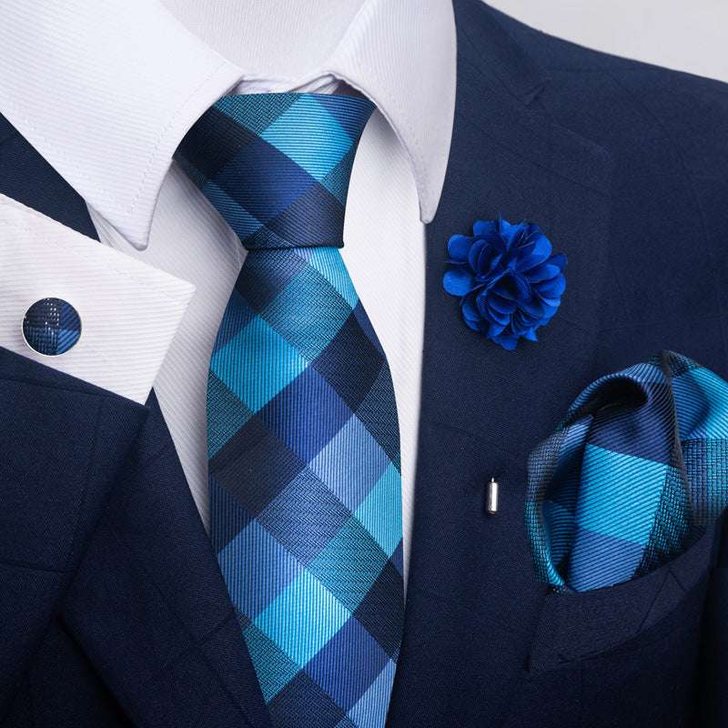 Men's Tie Suit Pocket Square Combo | Orazek UK Ltd