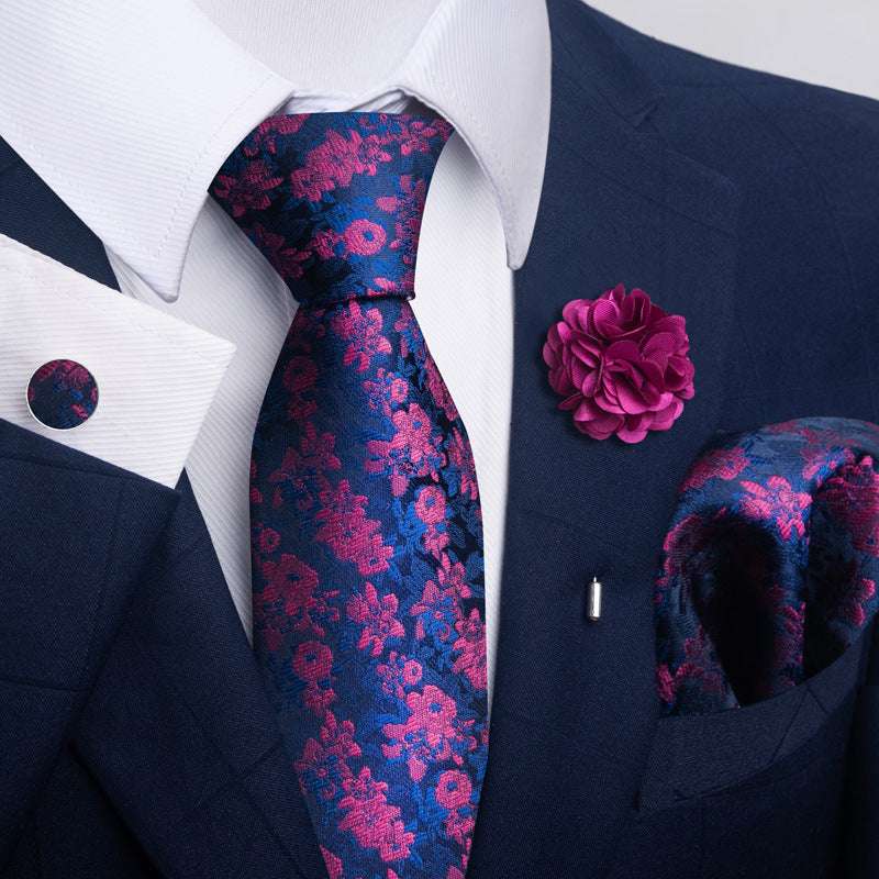 Men's Tie Suit Pocket Square Combo | Orazek UK Ltd