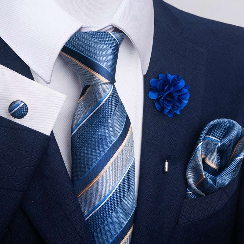 Men's Tie Suit Pocket Square Combo | Orazek UK Ltd