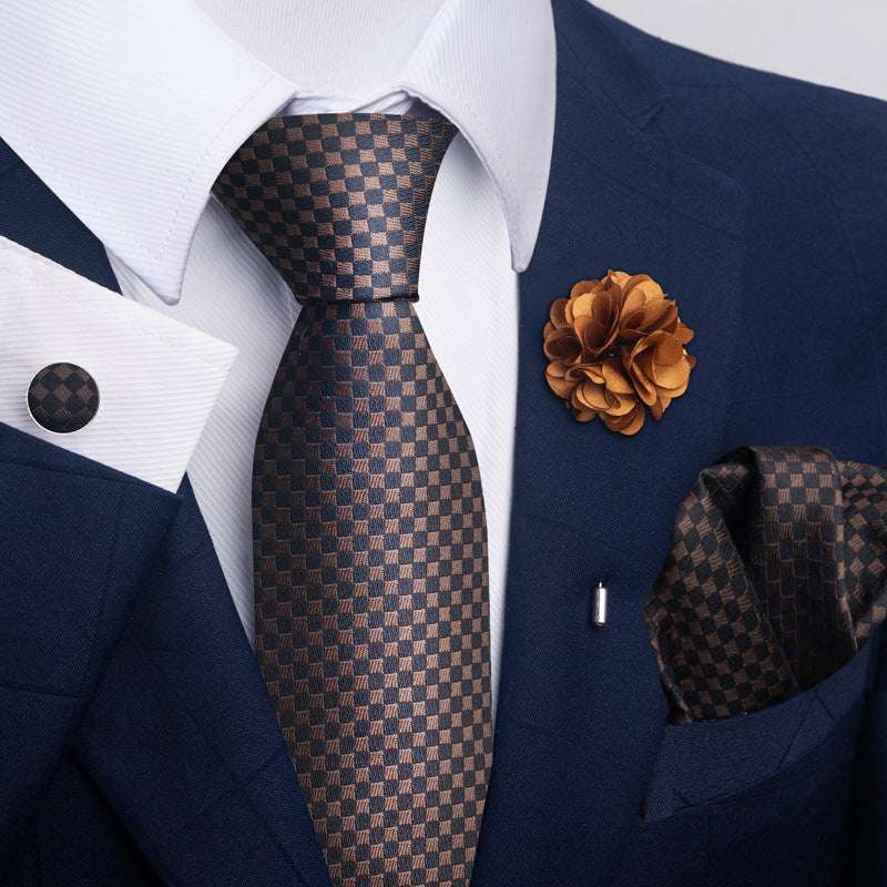 Men's Tie Suit Pocket Square Combo | Orazek UK Ltd