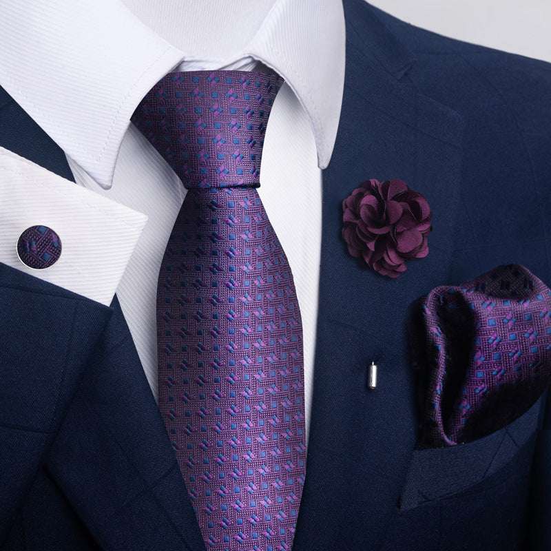 Men's Tie Suit Pocket Square Combo | Orazek UK Ltd