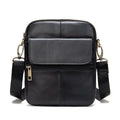 Men's Waist Bag New Messenger Bbag Shoulder Bag Men's Bag Leather Men Bags First Layer Leather Large Screen Mobile Phone Bag | Orazek UK Ltd