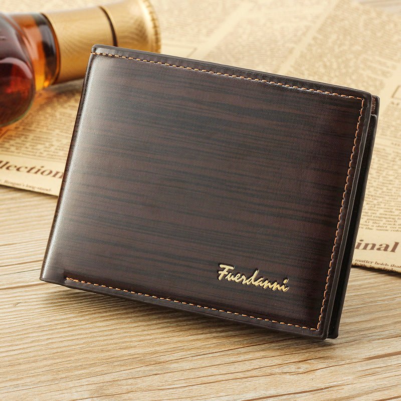 Men's Wallet Short Wallet Glossy Wallet | Orazek UK Ltd
