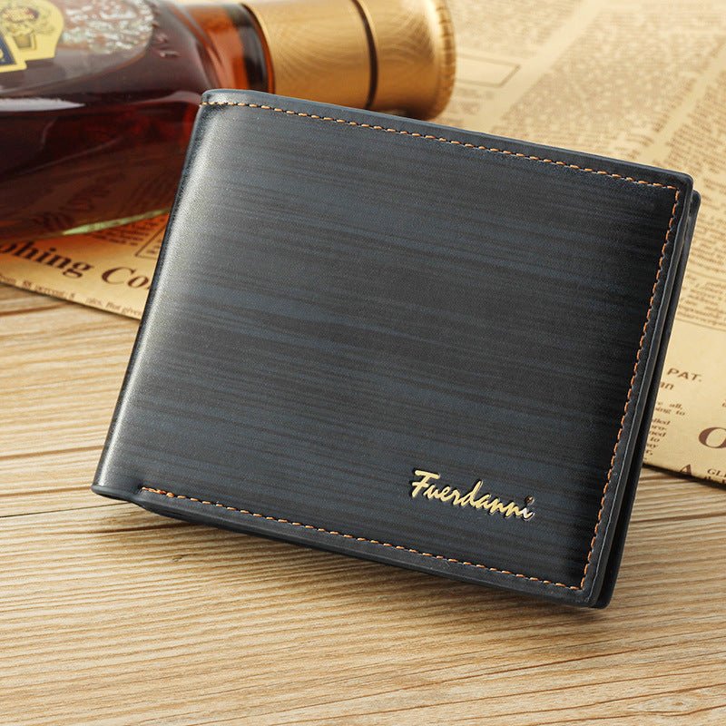 Men's Wallet Short Wallet Glossy Wallet | Orazek UK Ltd