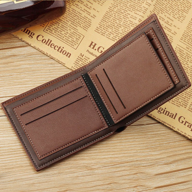 Men's Wallet Short Wallet Glossy Wallet | Orazek UK Ltd