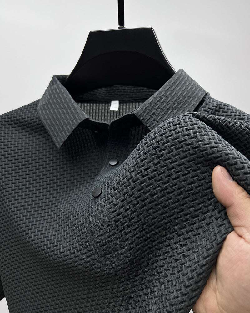 Mesh Ice Silk Short Sleeve T-shirt Mens Clothing | Orazek UK Ltd