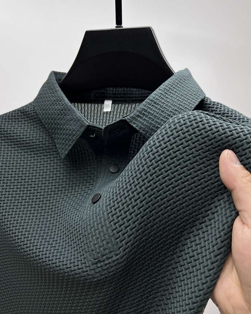 Mesh Ice Silk Short Sleeve T-shirt Mens Clothing | Orazek UK Ltd