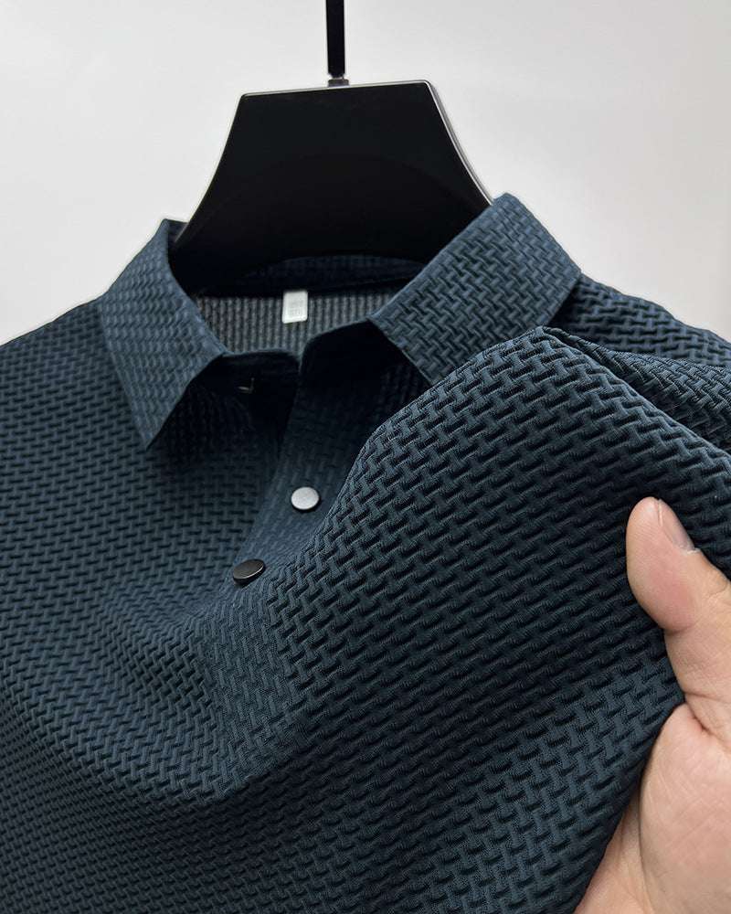 Mesh Ice Silk Short Sleeve T-shirt Mens Clothing | Orazek UK Ltd