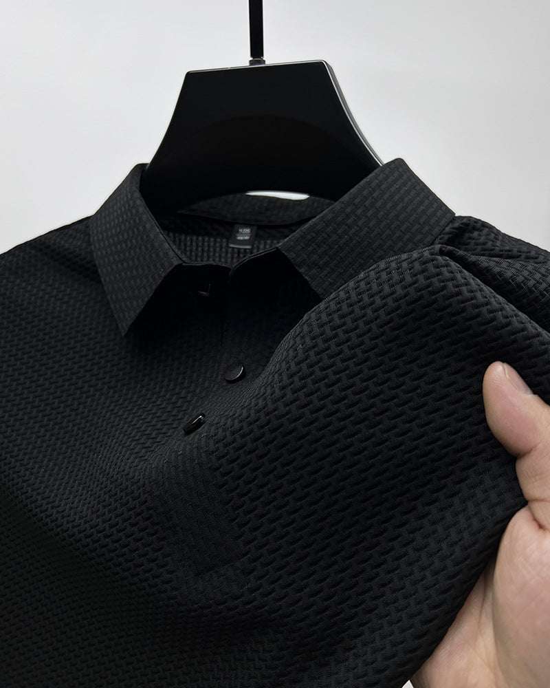 Mesh Ice Silk Short Sleeve T-shirt Mens Clothing | Orazek UK Ltd