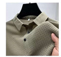 Mesh Ice Silk Short Sleeve T-shirt Mens Clothing | Orazek UK Ltd