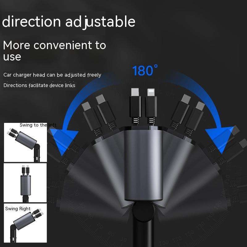 Metal Car Charger 100W Super Fast Charging Car Cigarette Lighter USB And TYPE-C Adapter | Orazek UK Ltd