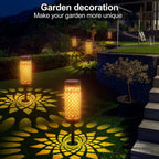 Metal Solar-powered Lawn Lamps Courtyard Decorative Waterproof | Orazek UK Ltd