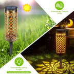 Metal Solar-powered Lawn Lamps Courtyard Decorative Waterproof | Orazek UK Ltd