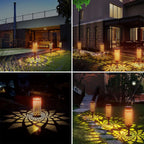 Metal Solar-powered Lawn Lamps Courtyard Decorative Waterproof | Orazek UK Ltd