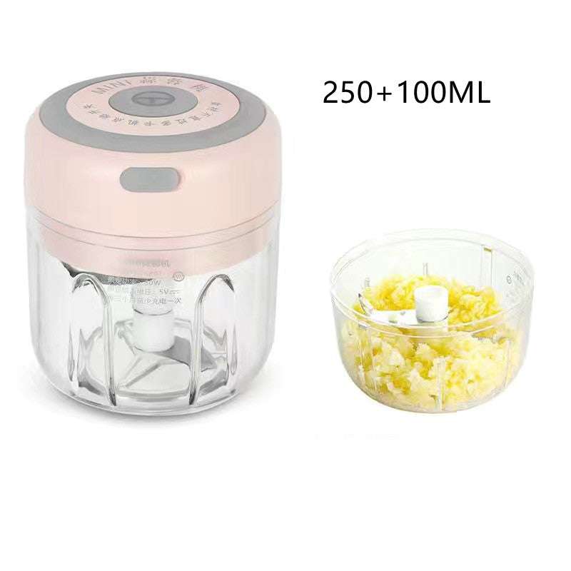 Mini Electric Garlic Chopper USB Charging Ginger Masher Machine Sturdy Durable Chili Vegetable Crusher Kitchen Tool | Orazek UK Ltd