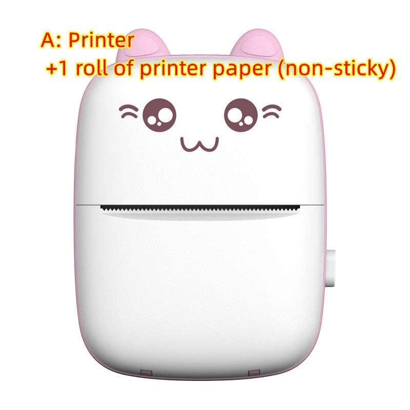 Mini Printer Portable Mini Bluetooth WiFi New Wrong Printer Mobile Phone Photo Title Note Hot Print Pocket Student Error Label Printer | Orazek UK Ltd