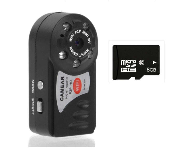 Mini WiFi Camera Wireless Securiy Video Camera With Infrared Night Vision Wireless DVR | Orazek UK Ltd