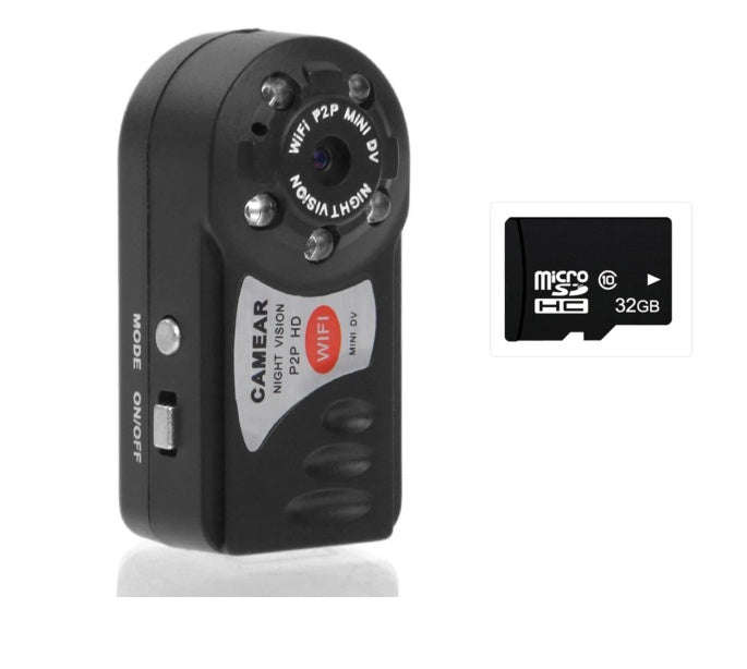 Mini WiFi Camera Wireless Securiy Video Camera With Infrared Night Vision Wireless DVR | Orazek UK Ltd